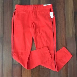 Khakis by GAP super skinny with stripe